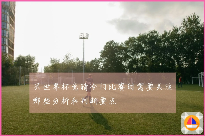 买世界杯竞猜冷门比赛时需要关注哪些分析和判断要点
